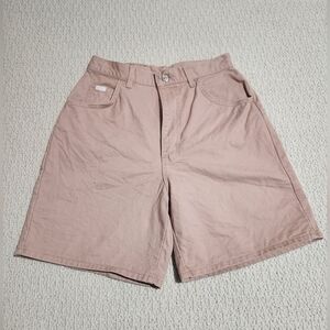 Vtg Y2K Lee Mauve Denim Mom High Waist Jean Shorts 29" Waist 7" Inseam
